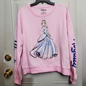 Disney Store Cinderella light pink sweatshirt 3XL (21)